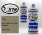 Preview: Ford, Dark Titanium Pearl Metallic, 4S / 6390: 400ml Sprühdose + 400ml Klarlack - Set, von ATW Autoteile West.